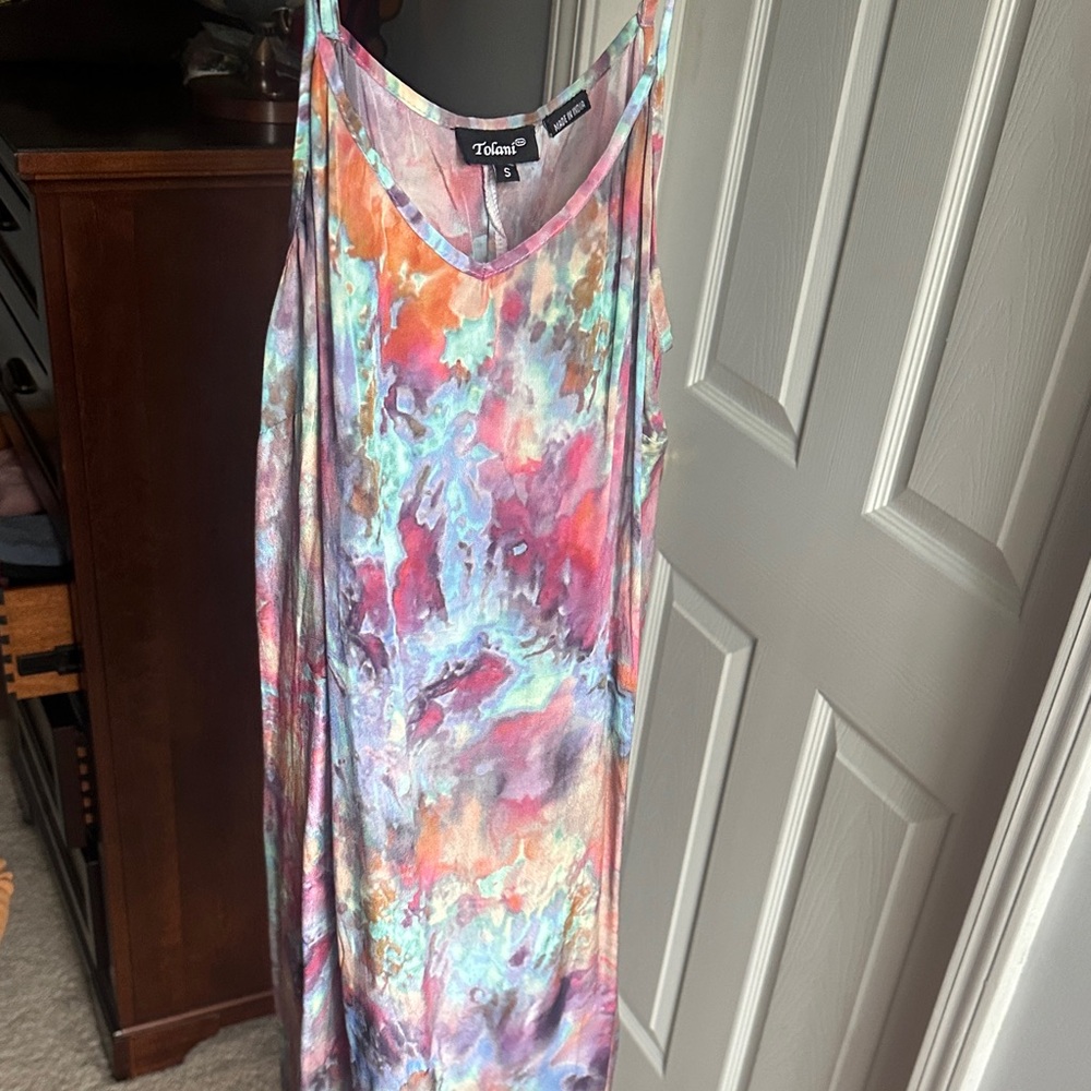 Tolani Vibrant Multicolor Maxi Dress - Picture 3 of 4